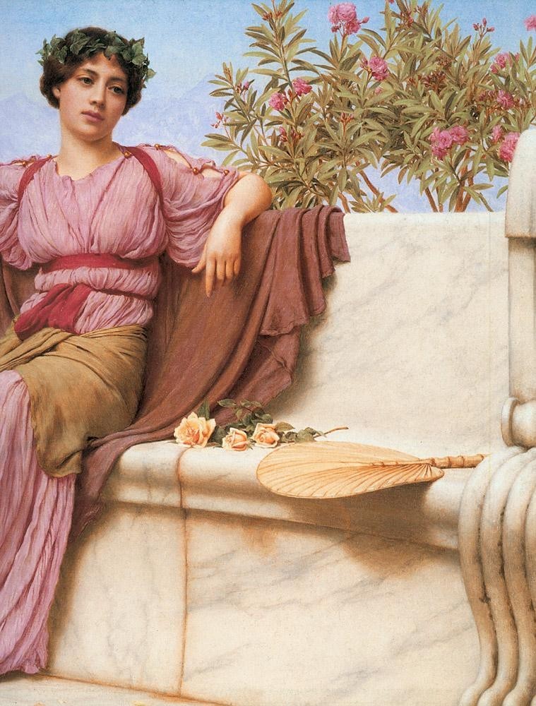 John William Godward Tranquillity right